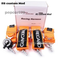 Orange RECARO 4 Point 3"