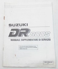 USED SUZUKI 1991 SUPPLEMENTARY SERVICE MANUAL DR800S 99501-47020-01B
