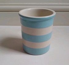 Rare Light Blue TG Green Cornish Ware Cutlery Storage Pot Utensil Jar