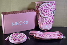 Meoky Carrier Bag for 40 oz Tumbler Cup Holder Pink Love Hearts in Box