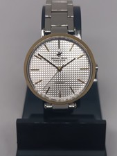 Beverley Hills Polo Club Diamond Quartz Watch Stainless Steel New Battery