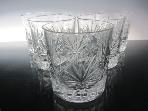 Set six edinburgh crystal - of,