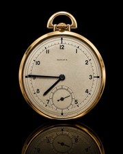 Rare 9ct Gold Rolex Open Face