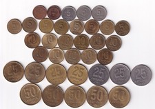 Argentina 1992-2011 36 coins all different & listed #B65