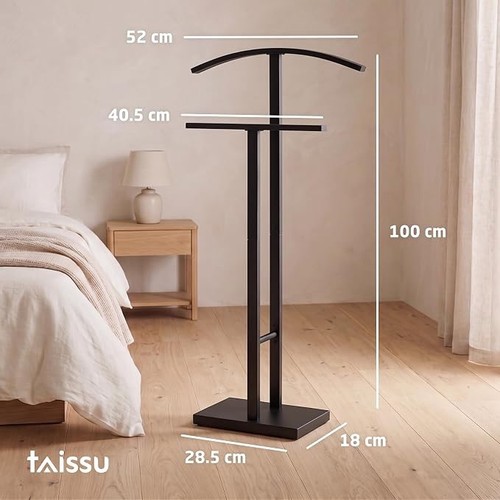 Valet stand matte - valet, black
