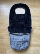 Oyster footmuff grey - -,
