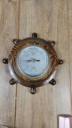 Vintage retro barometer ships - vintage,