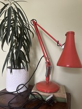 Rare Original Herbert Terry And Sons Anglepoise Orange Model 75 Lamp