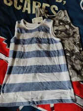 Bnwt 2 Pack Boys Vests 4-5