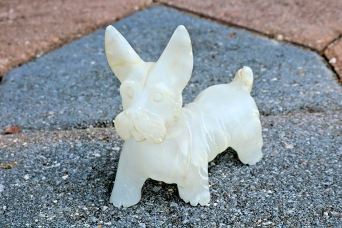 Dog cute figurine statue - dog,
