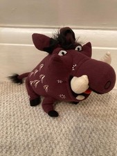 Disney The Lion King Plush Soft Toy Pumbaa Broadway Musical Theatre Version