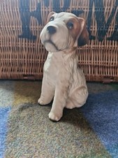Vintage Porcelain Japan Dog