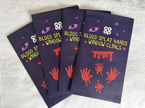 Halloween blood splat hands - blood,