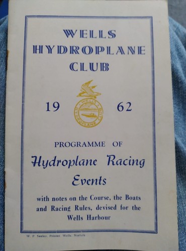 Wells hydroplane club vintage - wells,