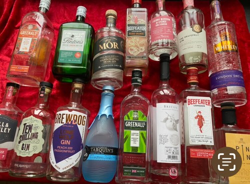Some rare empty - spirit, gin