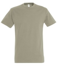 Mens Plain T-Shirt - Sol's Imperial Heavy Cotton Tee - New Ringspun Soft Tee