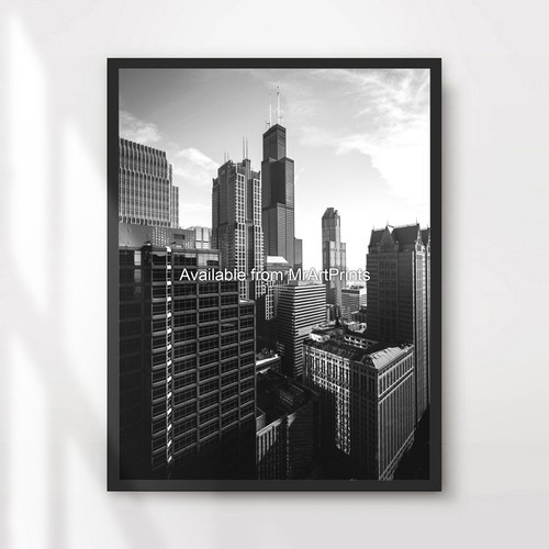 Black and white cityscape city - and,