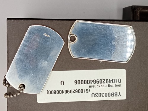 Gucci sterling silver dog - dog, tags