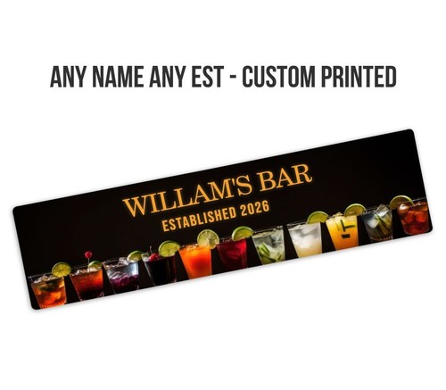 Personalised bar runner ideal - runner,
