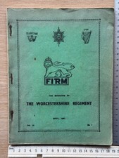 Army Post-WW2 Worcestershire Regiment FIRM Magazine April 1947 Vol 14 No. 1