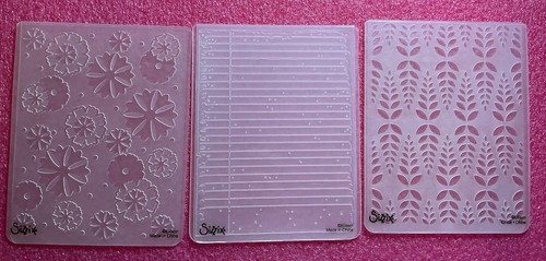 Sizzix embossing folder - folder, bundle