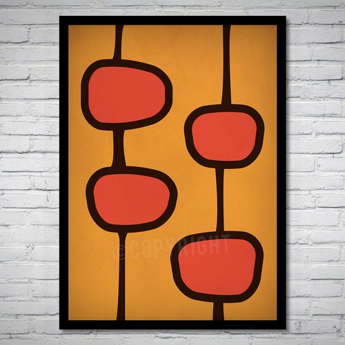 Retro seventies poster - poster, art