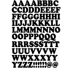Alphabet  Decal Vinyl Stickers