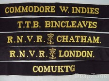 Royal Navy Cap Tally for