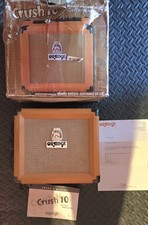 Orange CRUSH Amplifier Signed By Alanis Morissette And Her Band From V Fest 2002