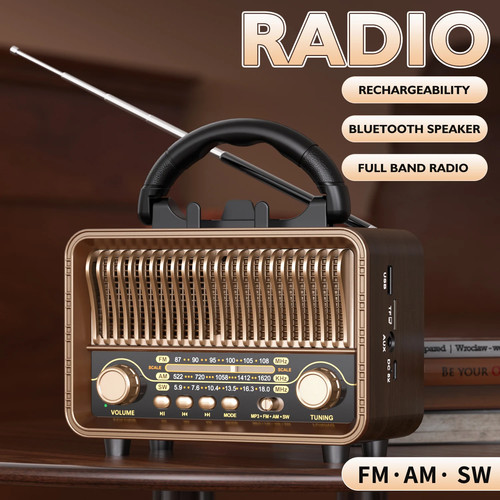 Retro wireless portable fm - retro,