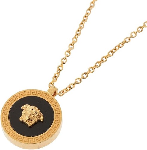 Versace necklace medusa head - versace,