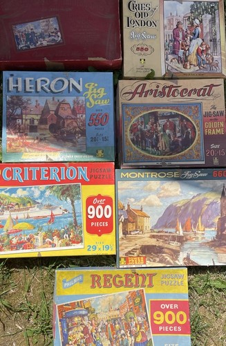 Vintage jigsaw puzzles - vintage,