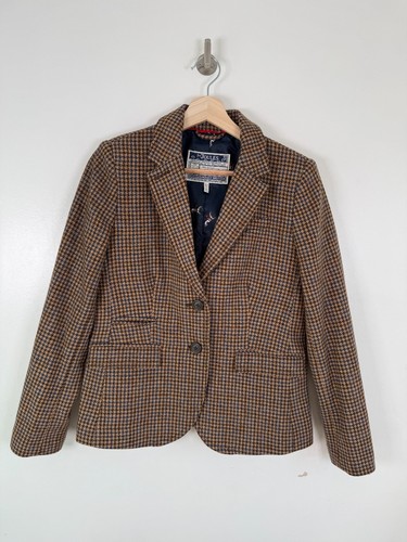 Joules tweed blazer jacket - tweed,