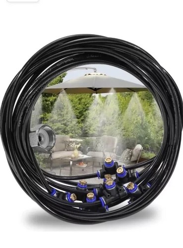 Outdoor misting cooling - cooling, system