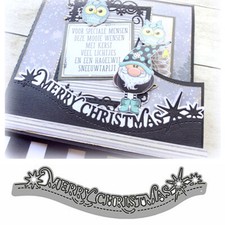 Merry Christmas Metal Cutting