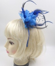Flower Feather Hair Fascinator