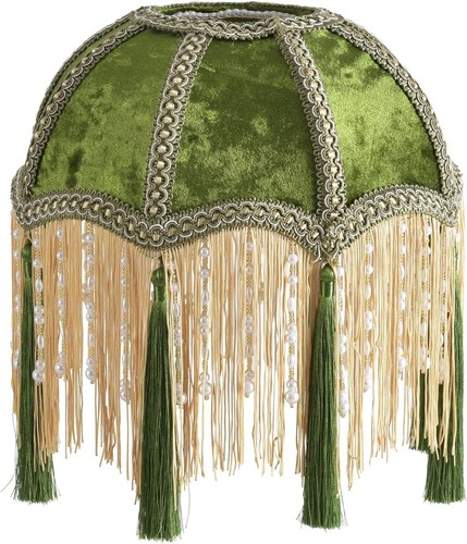 Lampshade with tassels - with,
