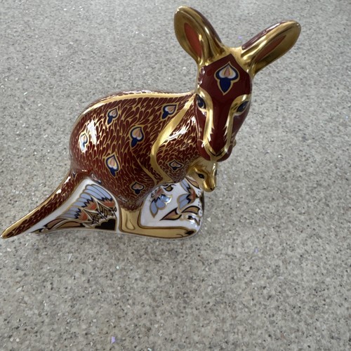 Royal crown derby paperweight - crown,