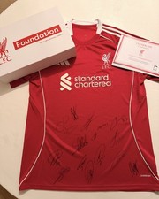 Liverpool FC Hand Signed squad