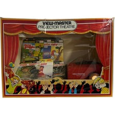 View-Master Projector Theatre Vintage Optical Toy with Reels and Booklets