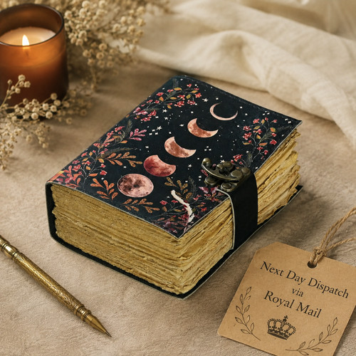 Moon phase leather - moon,