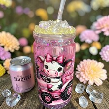 Handmade 16oz Unicorn Glitter