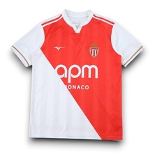 AS Monaco Home 25/26 Mizuno Men’s Football Shirt Jersey Top – Sizes S-4XL