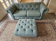 3 Seater Sofa & Square Button