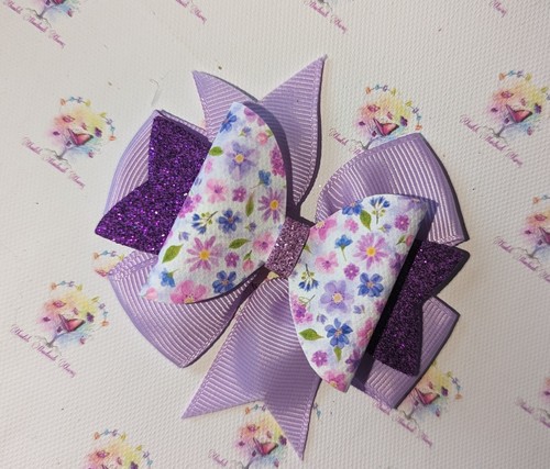 Handmade purple floral summery - handmade,