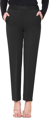 Ladies half elasticated waist - ladies,