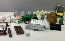 Britains Siku Farm Animals Pig Sties Harvester Bales Pallets Animals WA