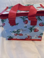 Cath Kidston London Mini Lunch Cool Bag Insulated Zip Strawberry Design New