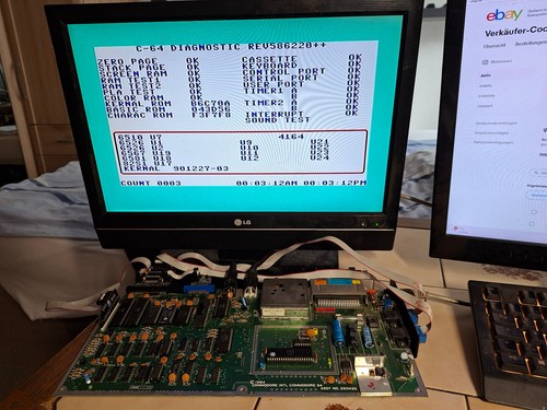 Commodore c64 motherboard - c64,