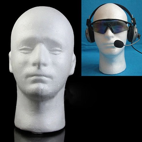 Head model glasses headset wig - headset,